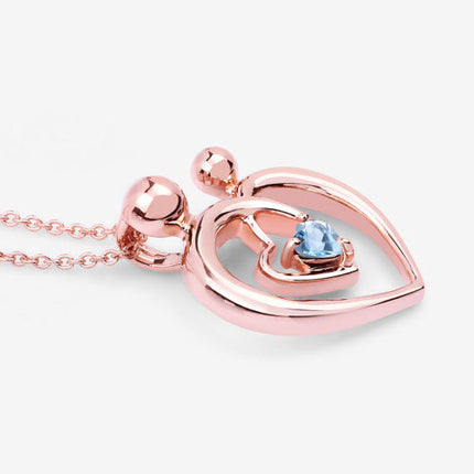 0.28 Carat Genuine Swiss Blue Topaz .925 Sterling Silver Pendant