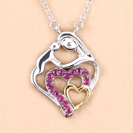 0.28 Carat Genuine Ruby .925 Sterling Silver Pendant
