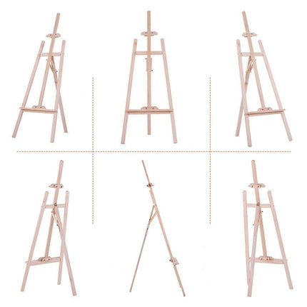 Painting Easel Stand Wooden Inclinable A Frame Tripod