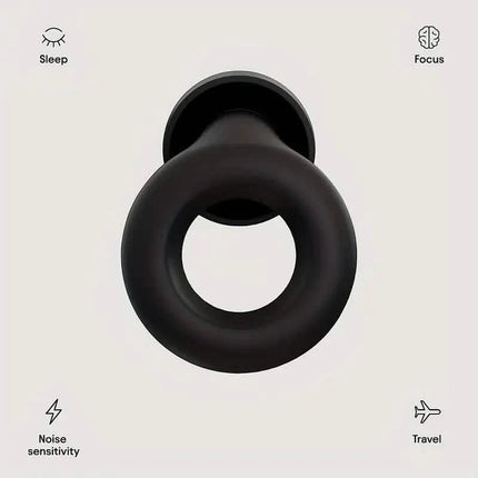 Pair of Super Soft, Reusable Silicone Ear Plugs