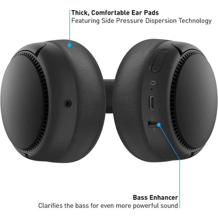 Panasonic RB-M300B Deep Bass Wireless Bluetooth Immersive Headphones