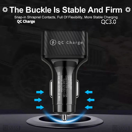 PBG LED 6-Port Car Charger Charge