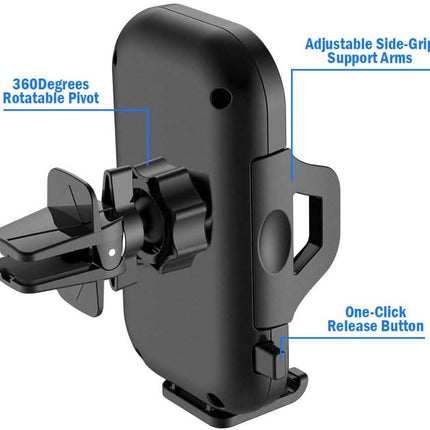 Pellet Air Vent Car Phone Holder