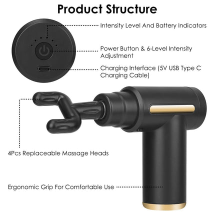Percussion Rechargeable Massage Gun