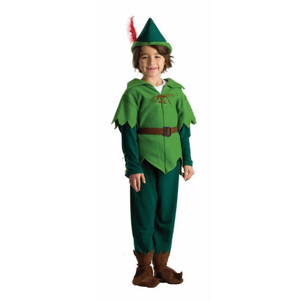 Kids Peter Pan Costume with Hat and Shoe Covers