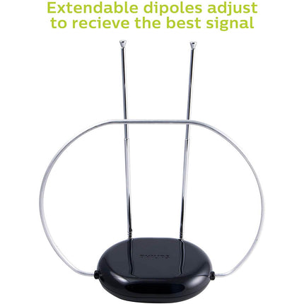 Philips Rabbit Ears Indoor TV Antenna