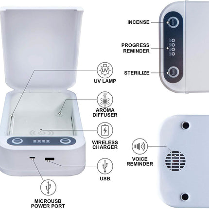 Phone Sanitizer Uv Portable Smart Phone Sterilizer UV-C