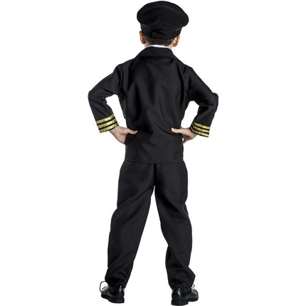 Kids Pilot Costume Set with Aviator Jacket, Hat and Flight Accessories