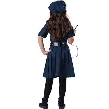 Kids Police Officer Dress-Up Outfit with Hat & Belt Career Day & Pretend Play
