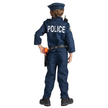 Kids Police Officer Costume Set – Complete Police Uniform with Accessories for Halloween & Pretend Play