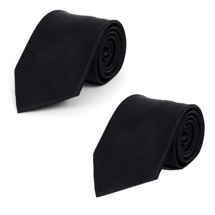 Poly Solid Satin Tie