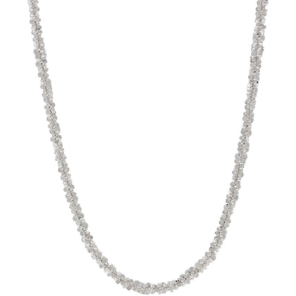 Pori Jewelers 925 Sterling Silver 2MM Twisted ROC Chain Necklace