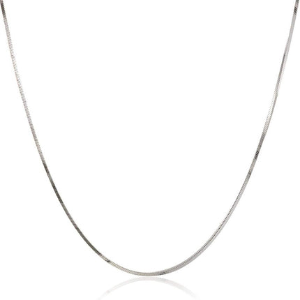 Pori Jewelers .925 Sterling Silver .7MM Magic 8 Sided Italian Snake Chain