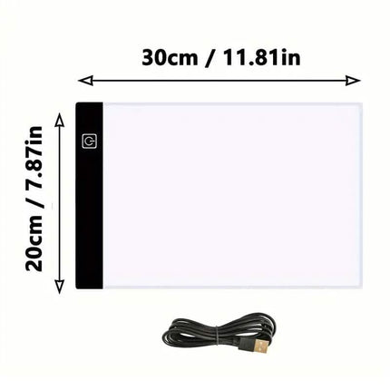 Portable A4 LED Copy Board Light Tracing Pad
