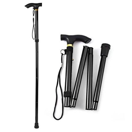Portable Aluminum Folding Walking Travel Stick Cane