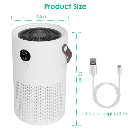 Portable Anio Air Purifier Electronic Air Sterilization with 4 Modes Night Light