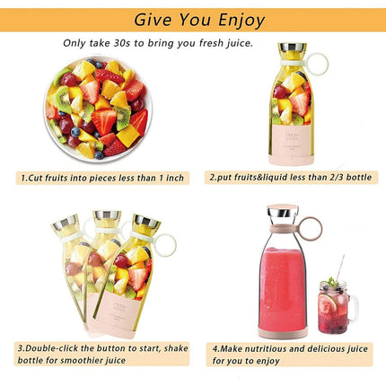 Portable Blender Bottle Electric Juicer