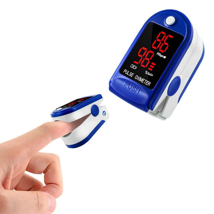 Portable Fingertip Pulse Oxygen Sugar Blood Oximeter Monitor