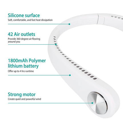 Portable Hanging Neck Personal Mini Fan