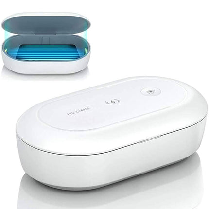 Portable Multi-Function Cell Phone Cleaning Box with Aroma Diffuser and Wireless Charger, Cleaning Box - OJD-L03