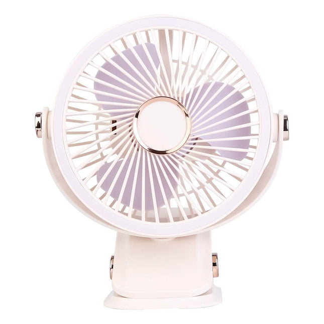 Portable Quiet Rechargeable Clip-On Fan