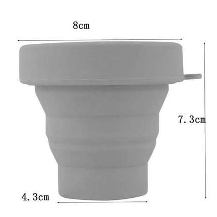 Portable Silicone Telescopic Drinking Collapsible Folding Cup