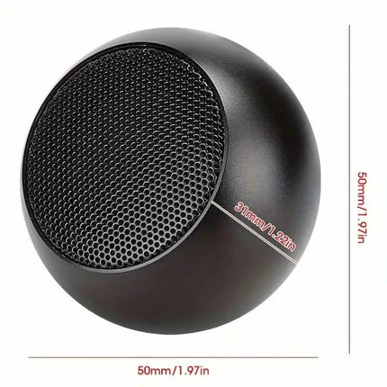Portable Wireless Mini Speaker with Built-in Microphone and Hands-Free Calling