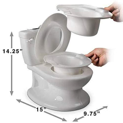 Potty Training Seat Toilet Chair for Toddler with Removable Bowl and Wipe Dispenser