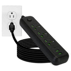 Black / 9-Port