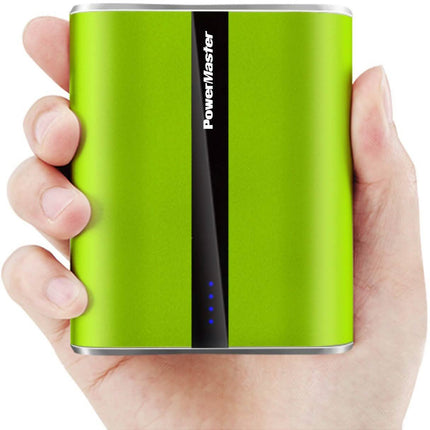Powermaster 12000mAh Portable Charger with Dual USB Ports 3.1A Output