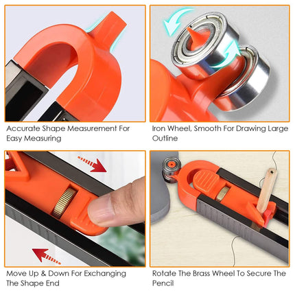 Precise Contour Gauge