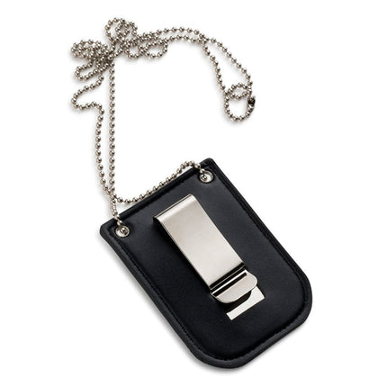 Police Badge Costume Accessory Special Police Badge Chain Clip Faux Leather Adult Kids