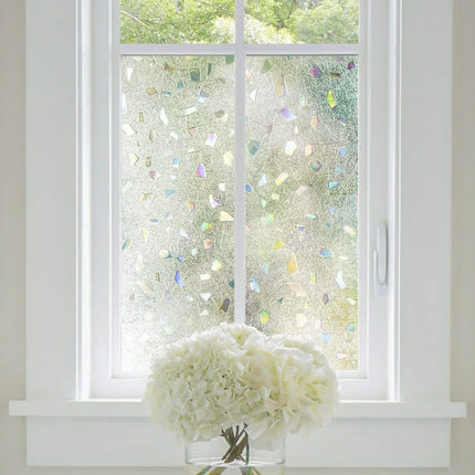 Privacy Window Film Sun Blocking Non-Adhesive Anti UV Window Sticker - Assorted Styles