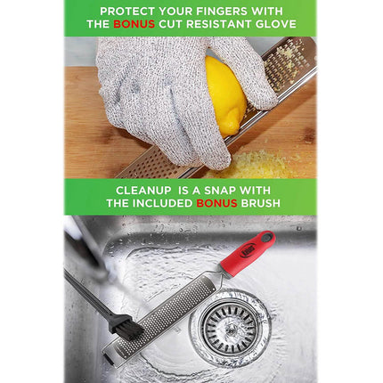 Professional Zester Cheese Grater with Handle