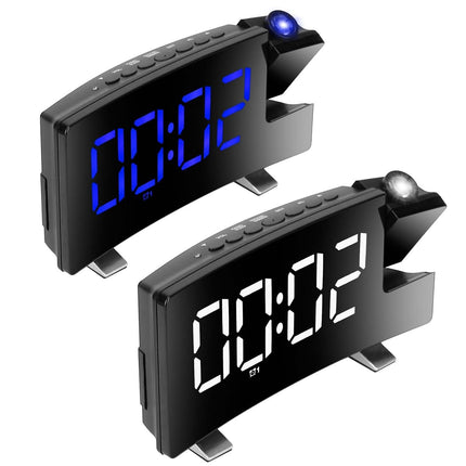 Projection Alarm Clock with Radio