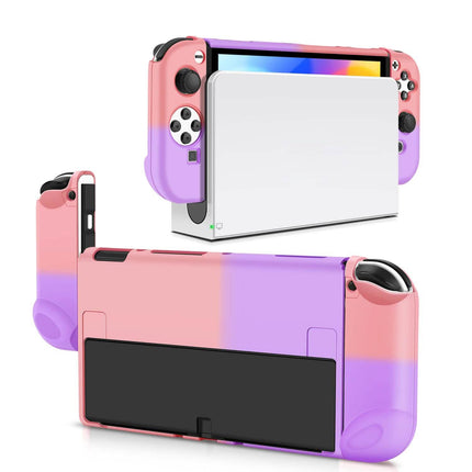 Protective Shell Cover Hard Dockable Case Fit for Nintendo Switch OLED