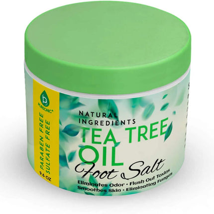 Pursonic Foot Spa Massager with Vibrating Bubbles & Tea Tree Oil Foot Salt Scrub with Epsom Salt