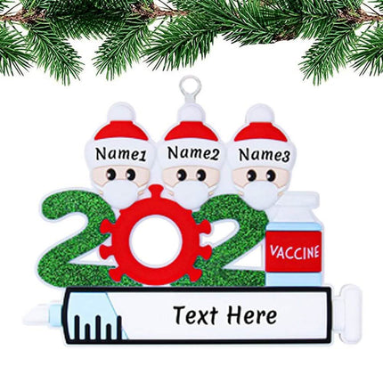 Quarantine Special Family Christmas Ornaments Personalized Gifts