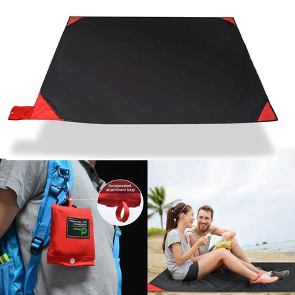 Quick Drying Mat Waterproof Picnic Sheet Beach Blanket Pocket Sand Pad