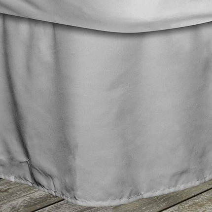 QuickFit Pleated Bedskirt with Elastic Fastener