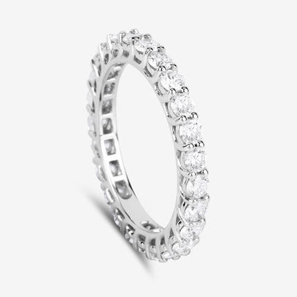 1.50 Carat Lab Grown Diamond 14K White Gold Ring