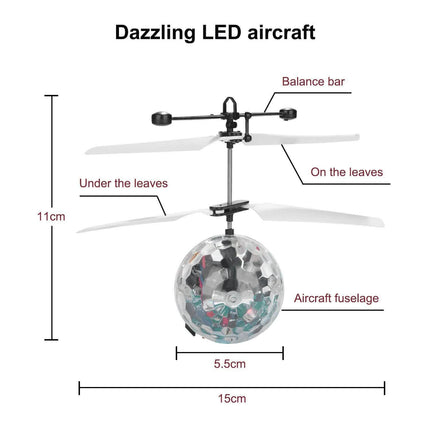 RC Flying LED Ball Helicopter Drone