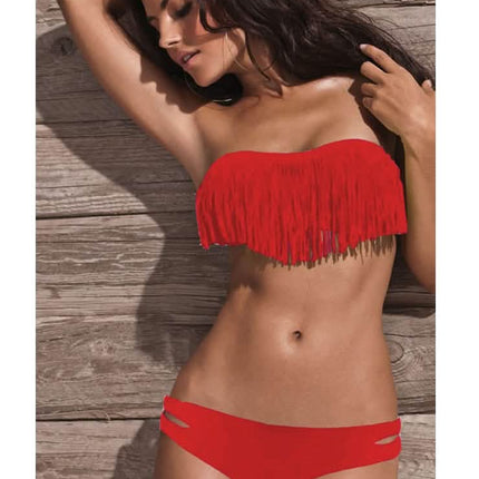 2-Piece: Fashion Fringe Bikini Swimwear