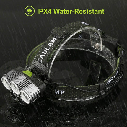 Rechargeable 6 Modes Headlamp 20000 Lumen