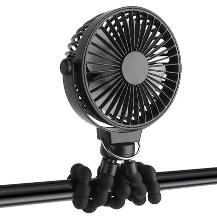 Rechargeable Handheld Fan with Flexible Tripod