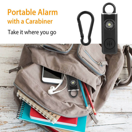 Rechargeable Personal Safety Alarm with Strobe Light