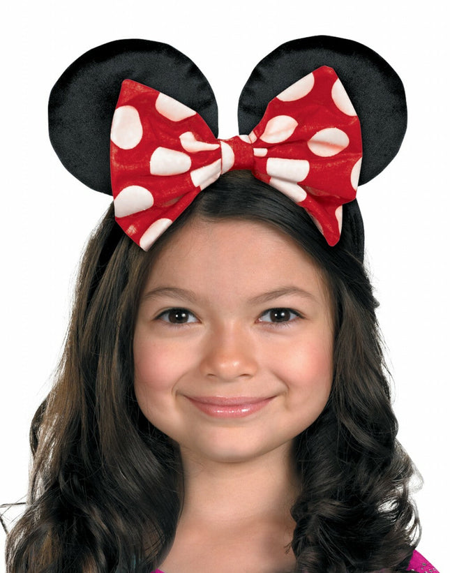 Minnie Mouse Ears with Reversible Bow
