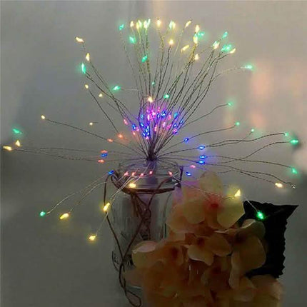 Remote Control Waterproof Christmas Fireworks LED String Lights