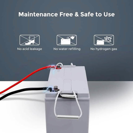 Renogy Deep Cycle AGM 12 Volt 100Ah Battery  (Refurbished)