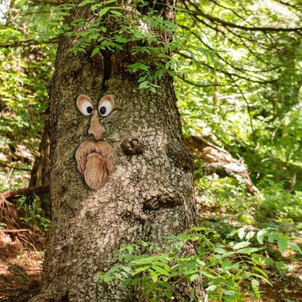 Resin Old Man Tree Hugger Bark